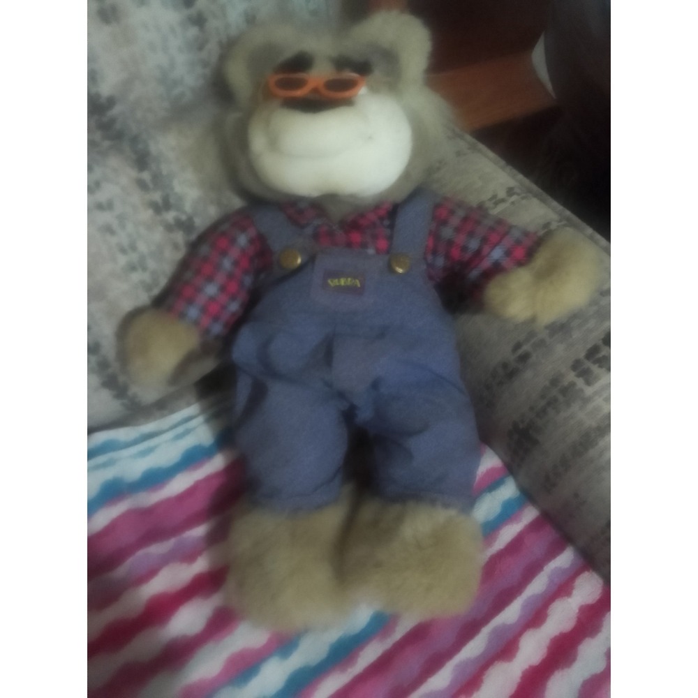 Vintage 1997 Real Talkin' Bubba Wisecracking Talking Plush Bear Tyco WORKS